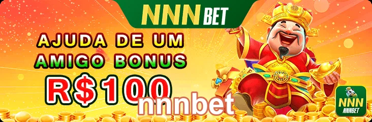 A imagem mostra a interface da nnnbet com bônus exclusivos e slots.